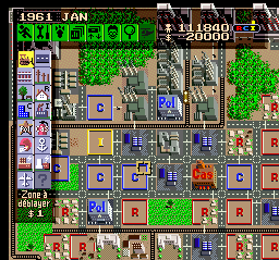 SimCity (France) In game screenshot